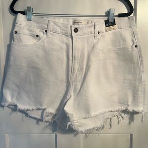 Abercrombie High Rise Denim Shorts